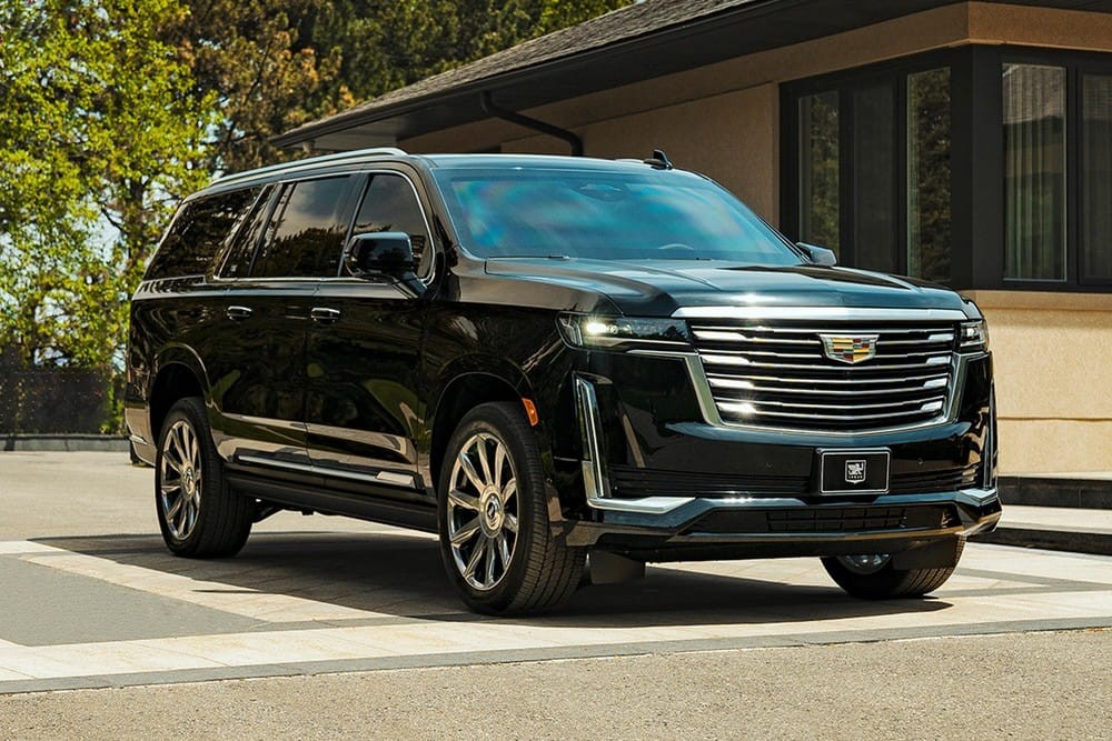 Phía trước của Inkas Cadillac Escalade 2021 bọc giáp Phía trước của Inkas Cadillac Escalade 2021 bọc giáp