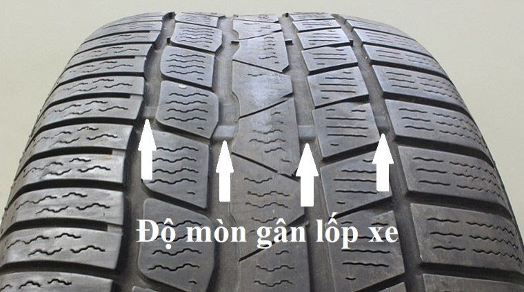 độ mòn lốp