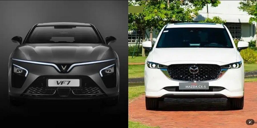 So sánh VinFast VF7 S và Mazda CX-5 Luxury