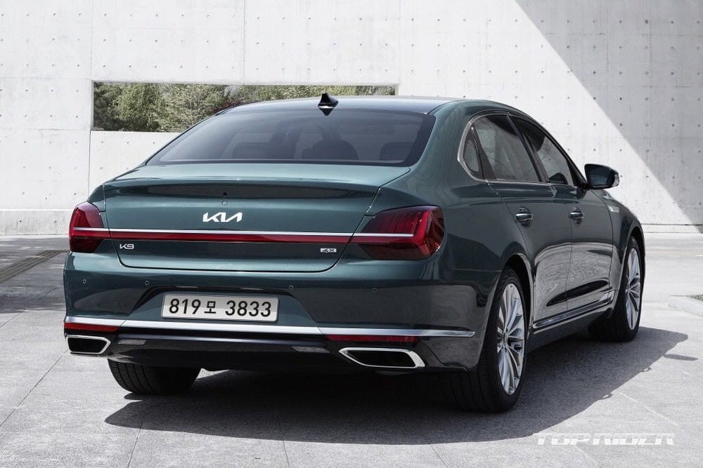 Kia K9 2021 nhìn từ phía sau Kia K9 2021 nhìn từ phía sau