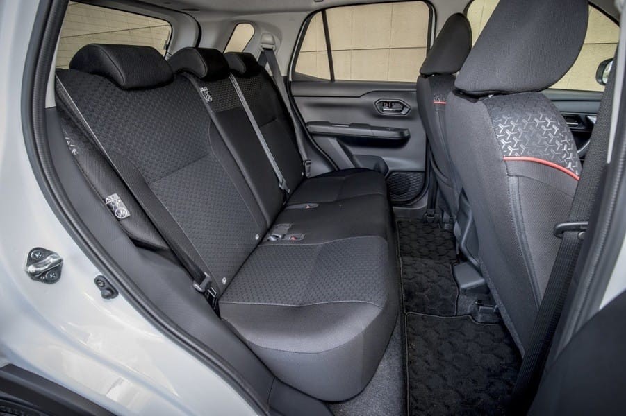 Hàng ghế sau của Toyota Raize 2021 Hàng ghế sau của mẫu xe này