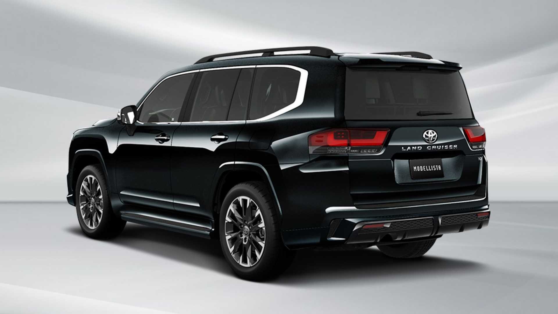 Gói phụ kiện của Modellista hiện mới chỉ tập trung nâng cấp tính thẩm mỹ bên ngoài cho Land Cruiser 2022