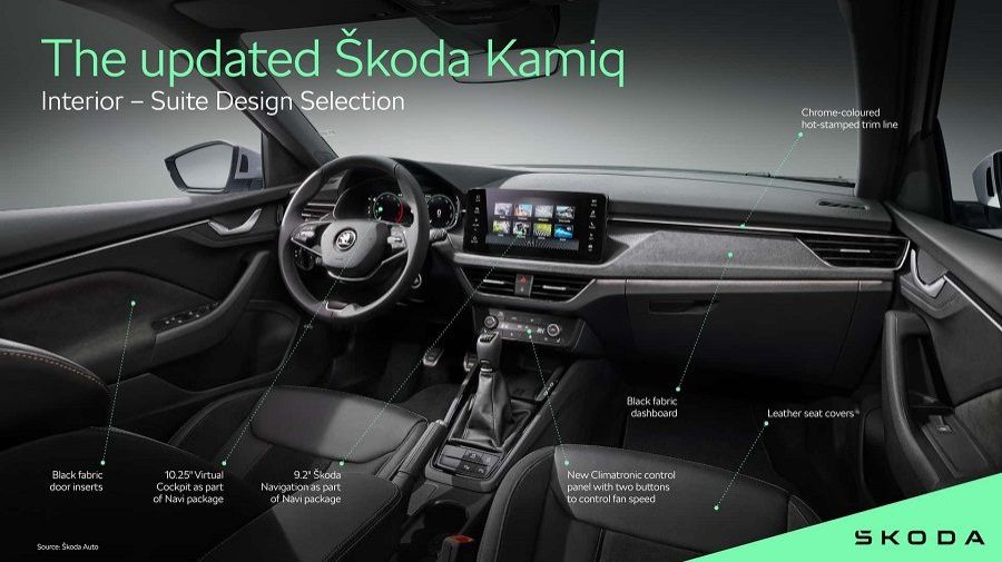 Nội thất Skoda Kamiq 2024