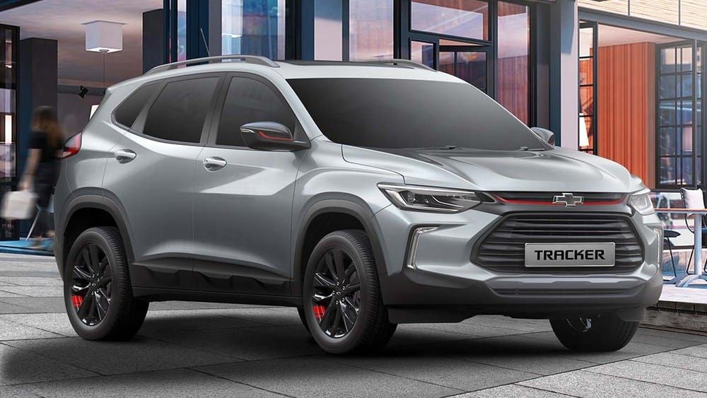 Thiết kế đầu xe của Chevrolet Tracker 2021