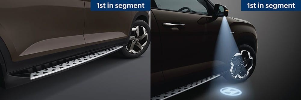 Hyundai Alcazar 2021 là xe đầu tiên trong phân khúc có bệ bước chân và đèn chờ dẫn đường Hyundai Alcazar 2021 là xe đầu tiên trong phân khúc có bệ bước chân và đèn chờ dẫn đường