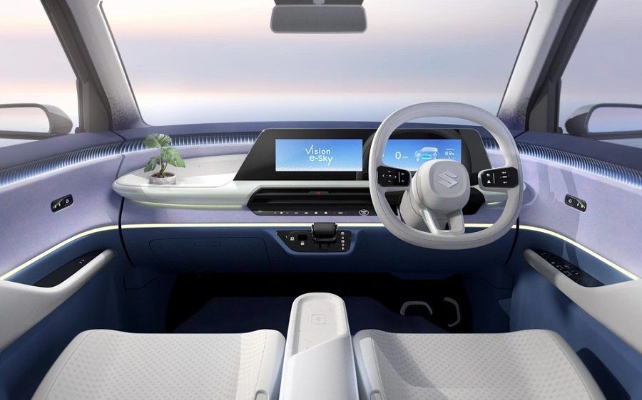 nội thất Suzuki e-Sky