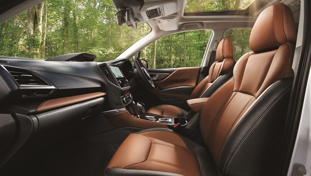 Nội thất của Subaru Forester 2021 Nội thất của Subaru Forester 2021