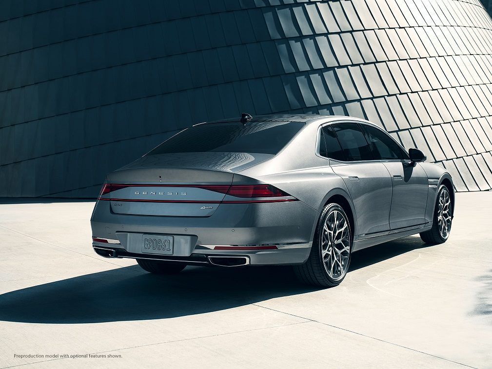 đuôi xe Genesis G90 2023