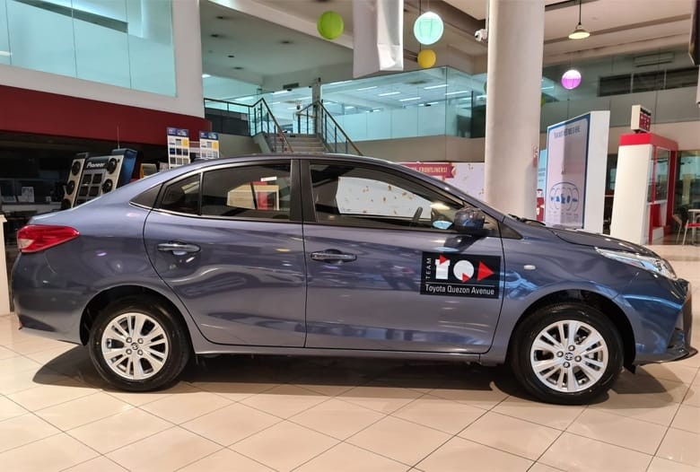 Thân xe Vios 2021 rất mượt mà
