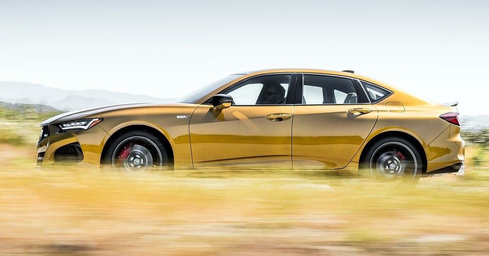 Acura TLX 2021 có nắp ca-pô dài hơn bản thường