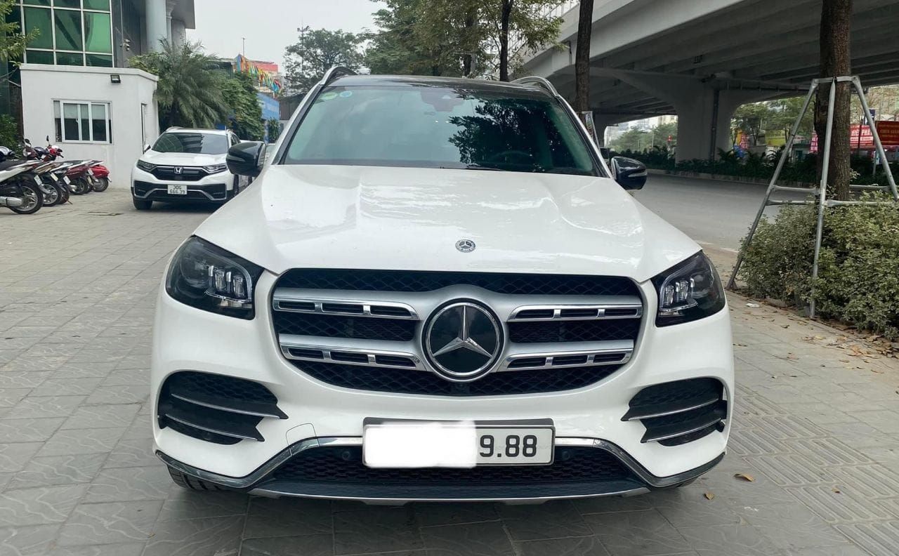 Bán mercedes gls450 4matic màu trắng, biển siêu đẹp.