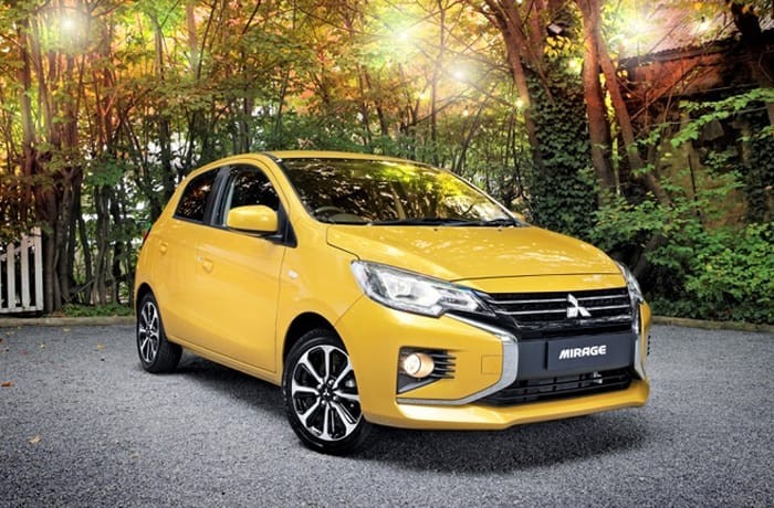 Mitsubishi Mirage nhỏ gọn, dễ dàng di chuyển trong các đô thị