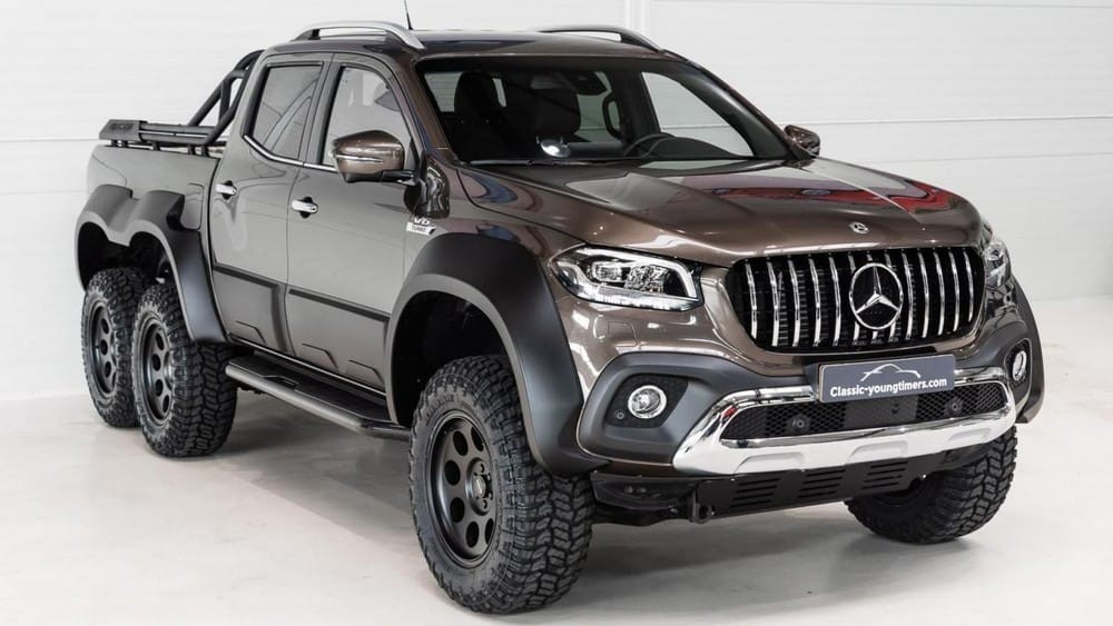 Phía trước của Mercedes X-Class 6x6 Phía trước của Mercedes X-Class 6x6