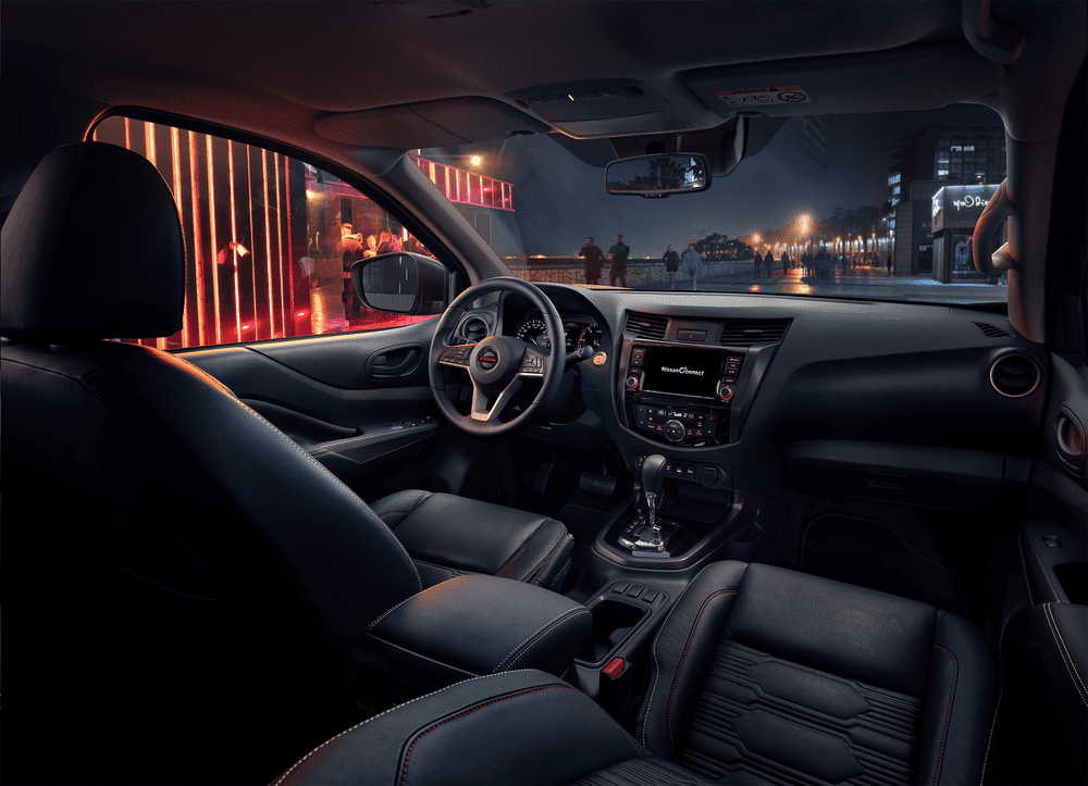 Nội thất của Nissan Navara 2021.