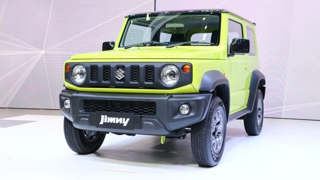 Chiếc Suzuki Jimny nguyên mẫu chưa quá nâng cấp.