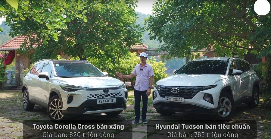 So sánh Hyundai Tucson và Toyota Corolla Cross