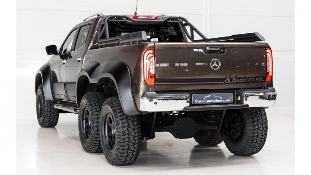 Phía sau của Mercedes X-Class 6x6 Phía sau của Mercedes X-Class 6x6