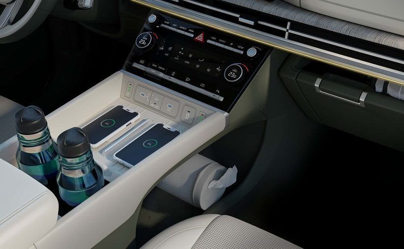 nội thất Hyundai Santa Fe 2024