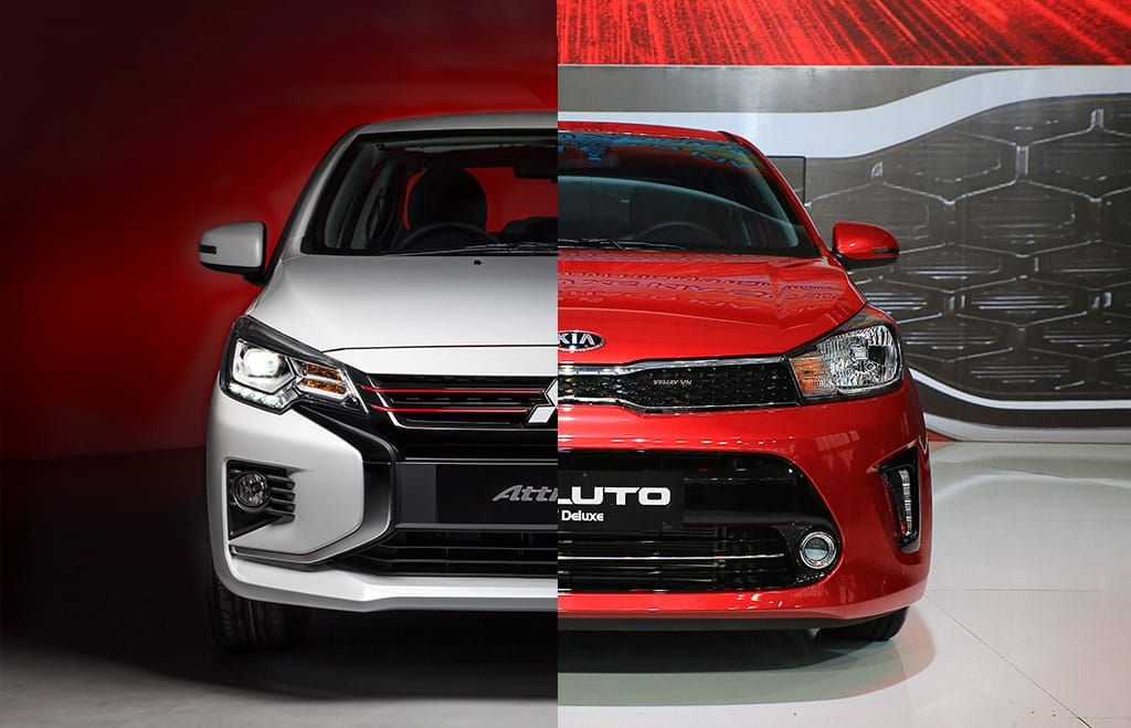 Kia Soluto và Mitsubishi Attrage - Xe nào đáng mua hơn?