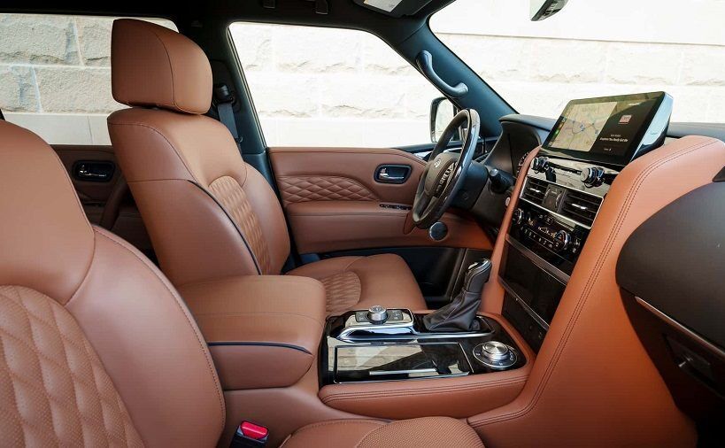 Nội thất Infiniti QX80 2025 và hệ thống âm thanh Klipsch