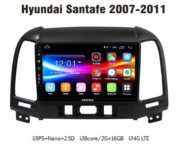 Màn hình DVD android Zestech zin theo xe