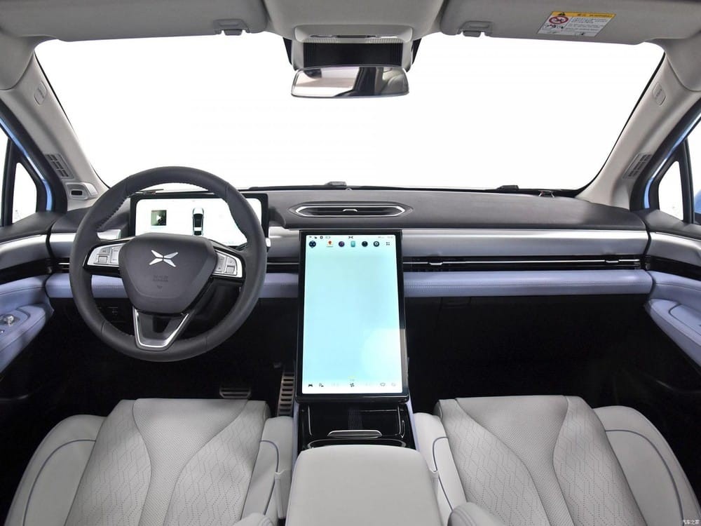 Nội thất của xe điện Xpeng P5 2021 Nội thất của xe điện Xpeng P5 2021