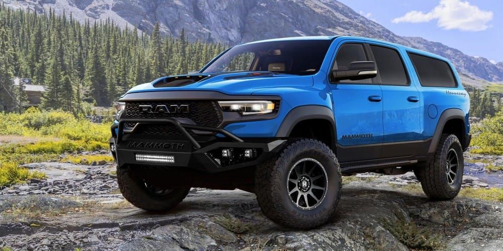 Hennessey Mammoth 1000 - "Quái vật" SUV độ từ bán tải Ram 1500 TRX với công suất trên 1.000 mã lực
