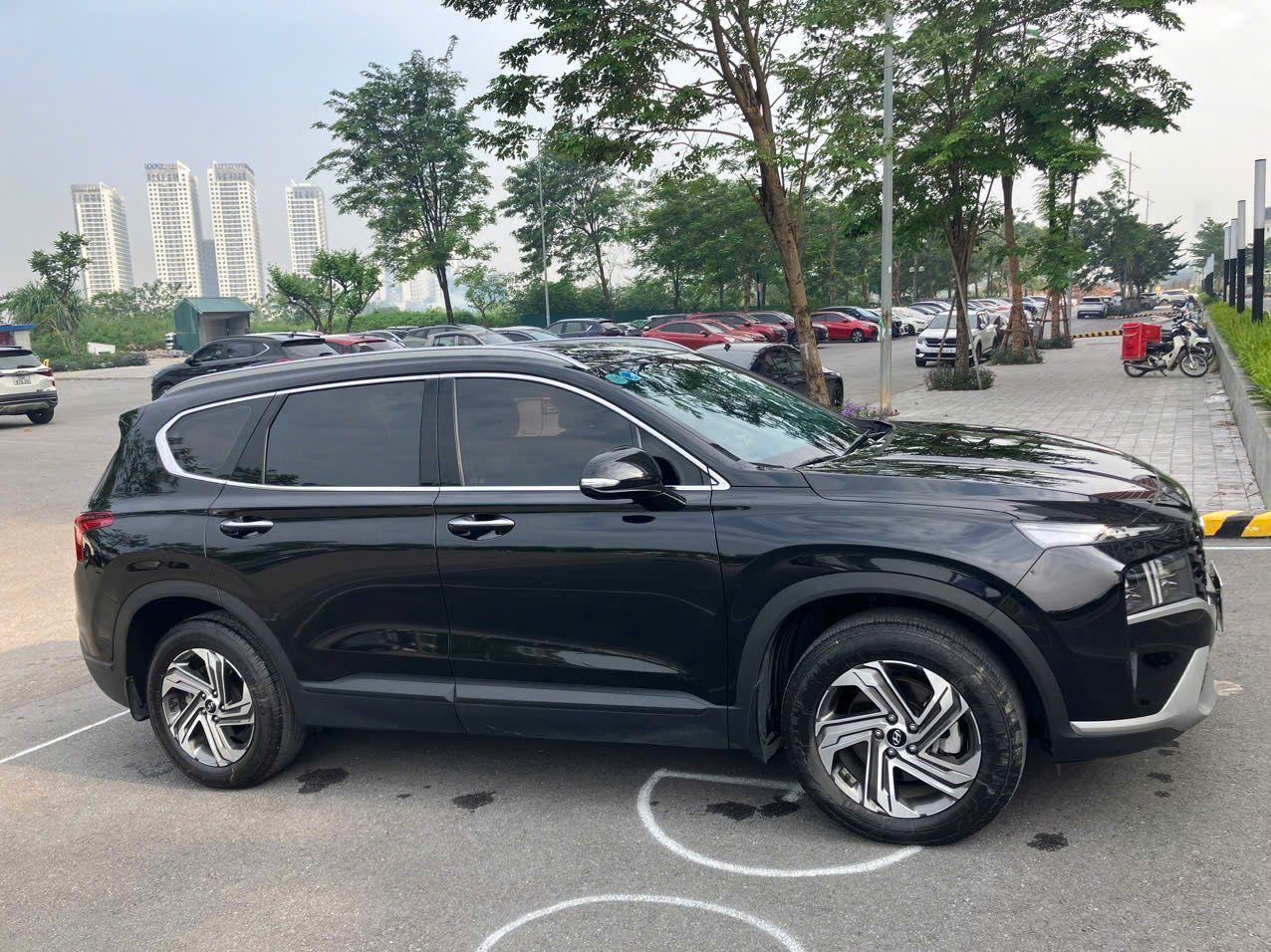 SANTAFE MÁY DẦU - BẢN TIÊU CHUẨN - MÀU ĐEN - SX 2022