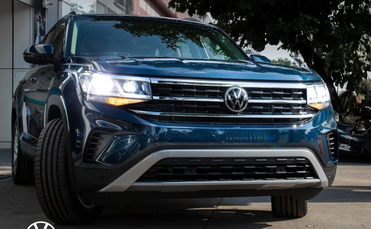 Volkswagen Teramont 2022 màu Xanh SUV 7 chỗ Xe Giao Ngay