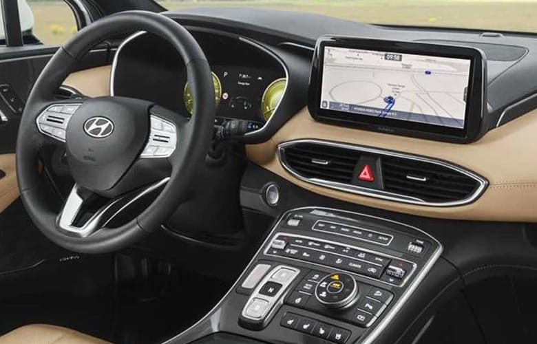 Trang bị tiện ích Hyundai Santa Fe 2021