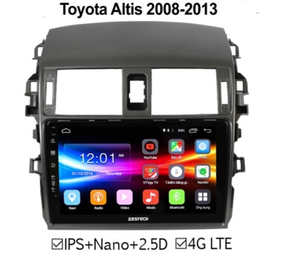 Màn hình DVD android Zestech zin theo xe
