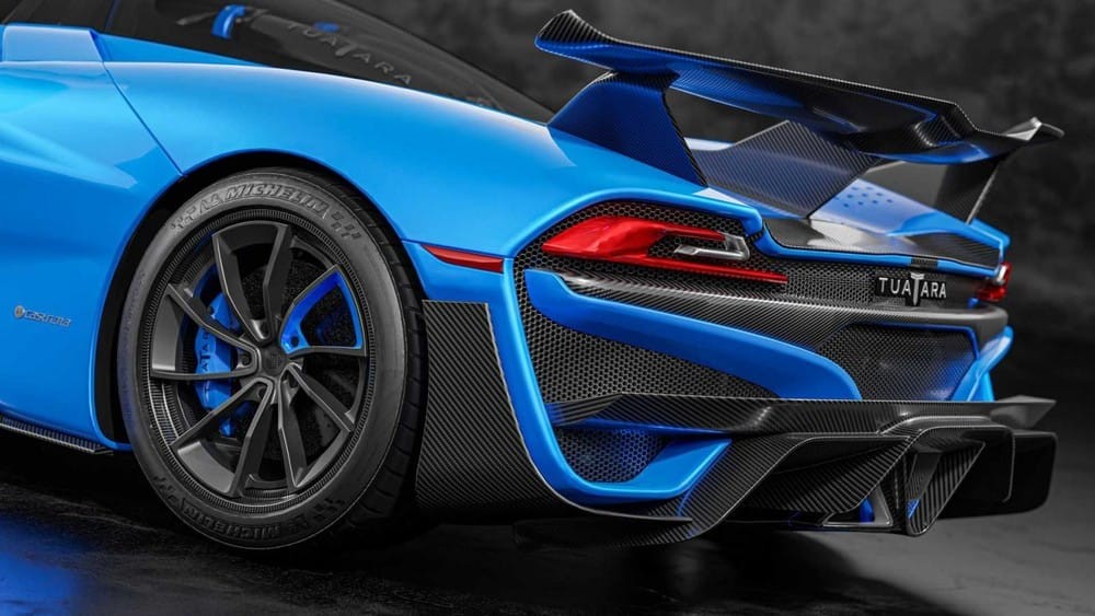 Đuôi xe của SSC Tuatara Striker