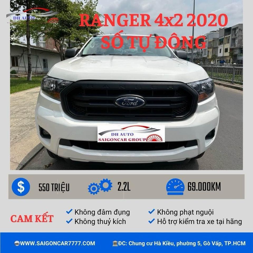MỘT CẶP RANGER MẦU TRẮNG CÙNG ĐỜI XLS 2020 XE CỰC CHẤT