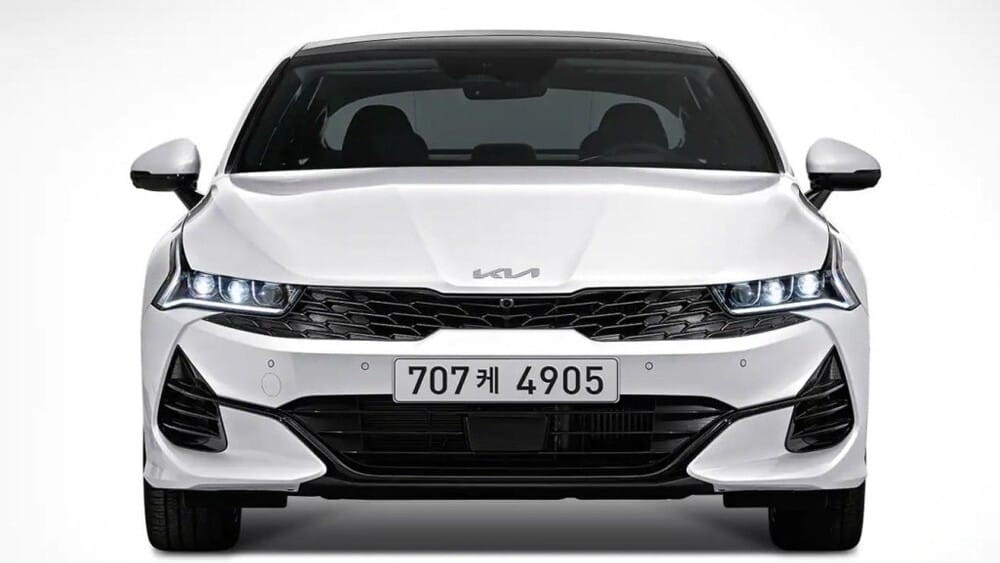 Kia K5 Hybrid 2022 có thêm mắt lưới tản nhiệt mới