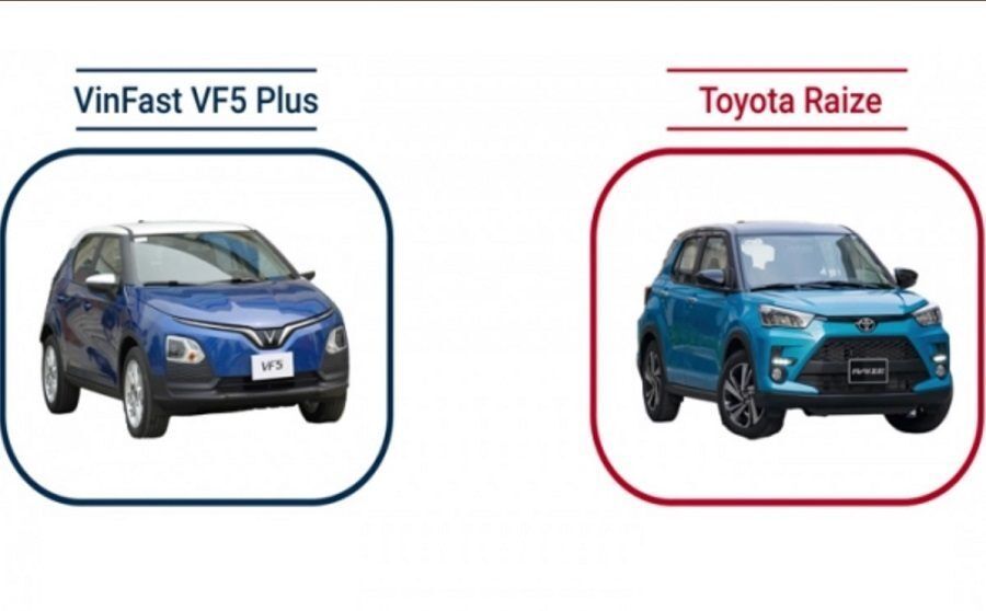 So sánh Toyota Raize và VinFast VF5