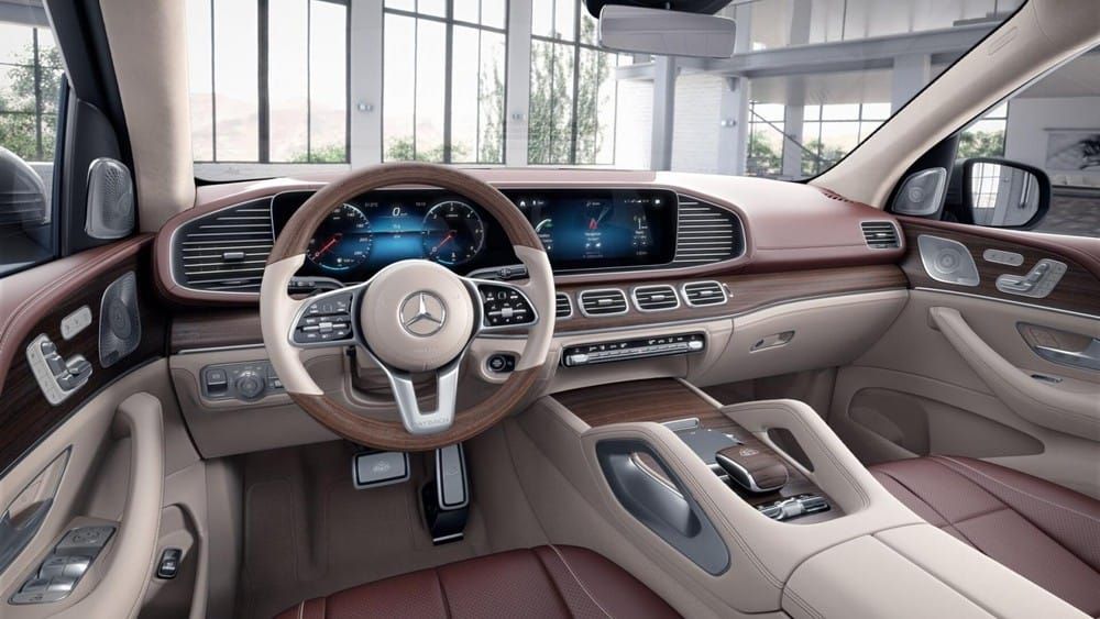 Tổng thể nội thất của Mercedes-Maybach GLS 600. Tổng thể nội thất của Mercedes-Maybach GLS 600.