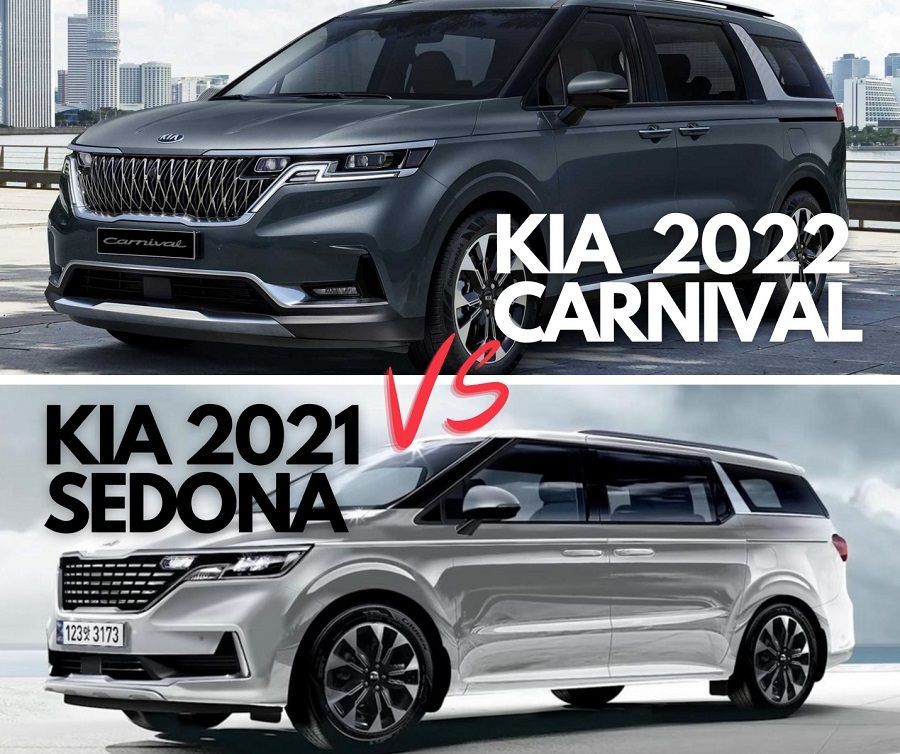 So sánh chi tiết Kia Carnival 2022 và Kia Sedona