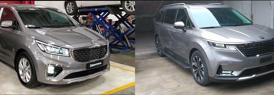 So sánh chi tiết Kia Carnival 2022 và Kia Sedona