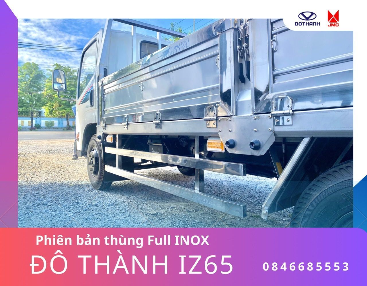 ĐÔ THÀNH IZ65 2022 - ĐÔ THÀNH IZ65 THÙNG FULL INOX | TẢI THÙNG LỬNG | INOX