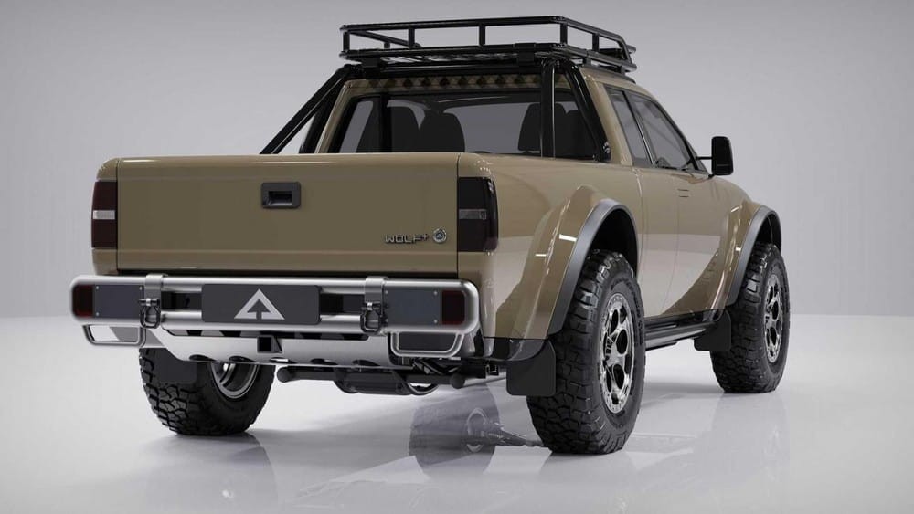 Phía sau của Alpha Wolf Plus Phía sau của Alpha Wolf Plus