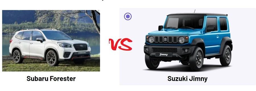 So sánh Suzuki Jimny vs Subaru Forester