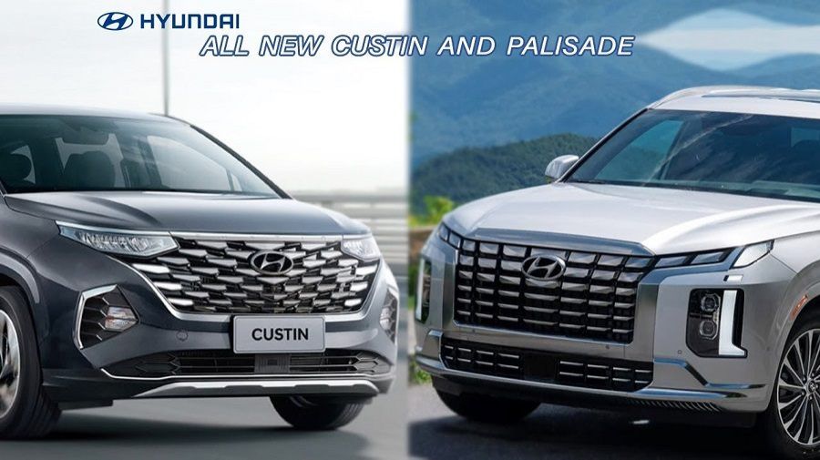 so sánh Hyundai Custin và Palisade