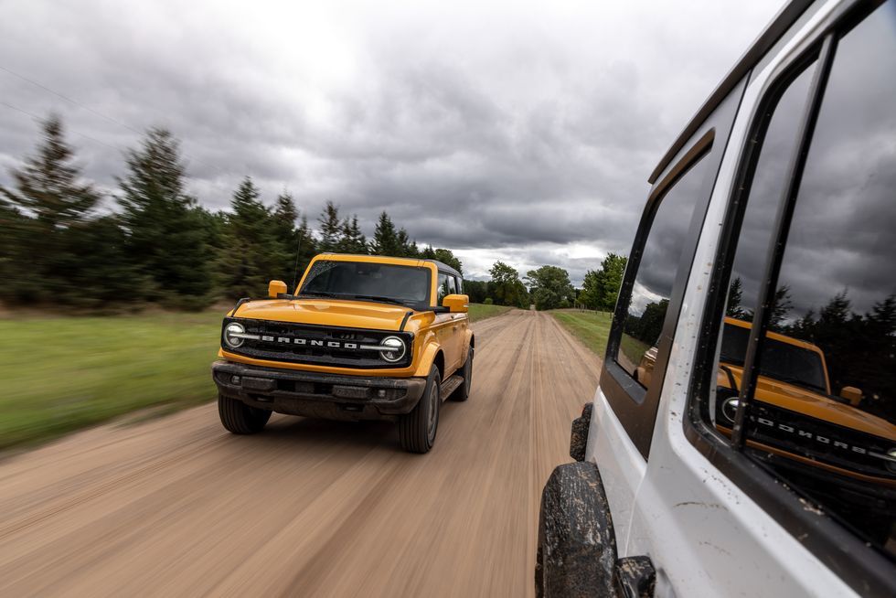 so sánh Bronco và Wrangler