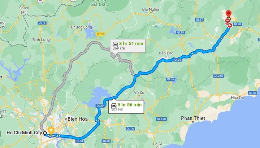 Hành trình từ đà lạt về Sài Gòn bằng VF3