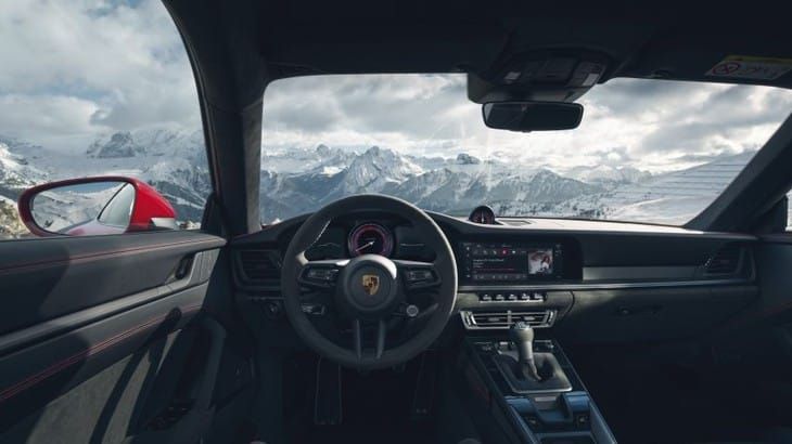 Nội thất Porsche 911 GTS 2022