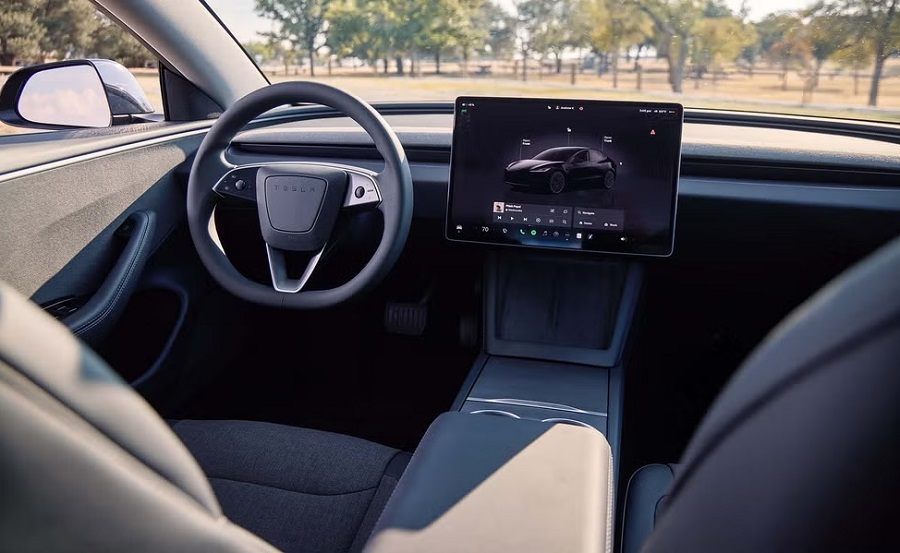 nội thất Tesla Model 3 và Model Y bản Standard