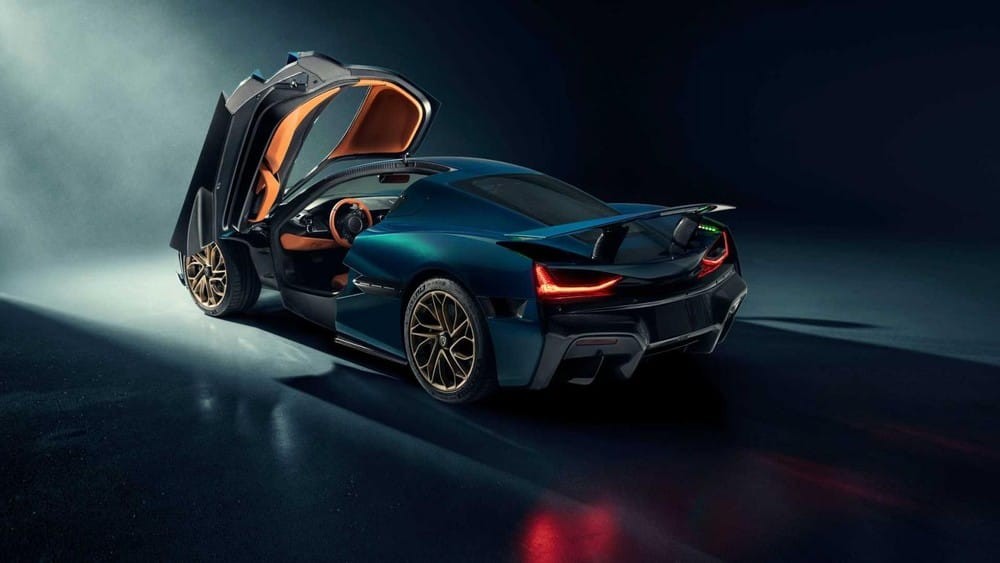 Phía sau của Rimac Nevera