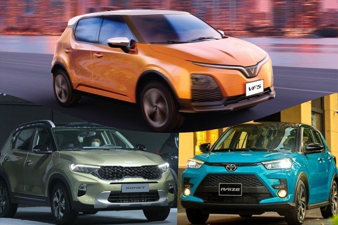 500 Triệu Nên Mua VinFast VF 5, Kia Sonet Hay Toyota Raize