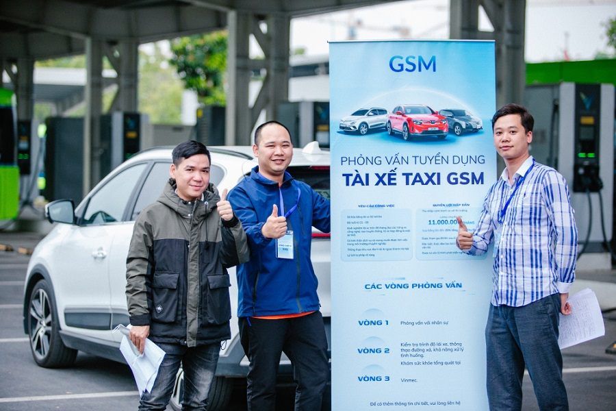 Tin tuyển dụng: Quy trình ứng tuyển và các chính sách cho tài xế taxi VinFast tại GSM