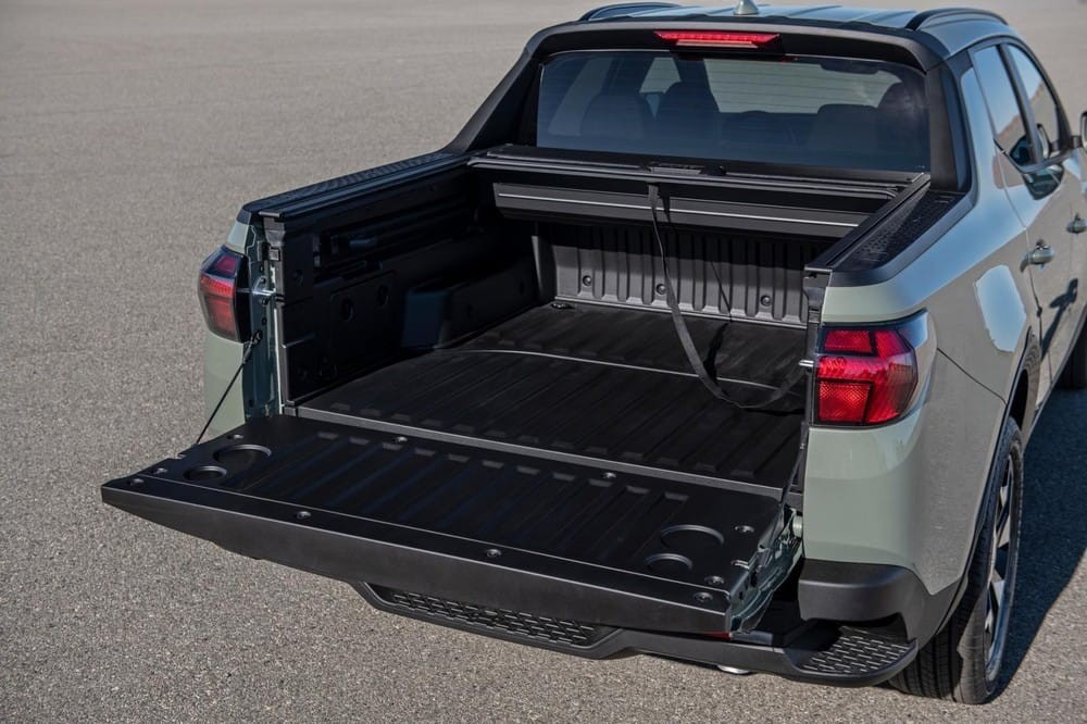 Thùng sau của Hyundai Santa Cruz 2022